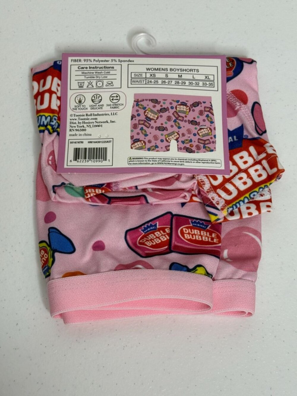 Dubble Bubble Gum Ball Boyshort Lounge Shorts Pink XL NWT - Picture 4 of 6